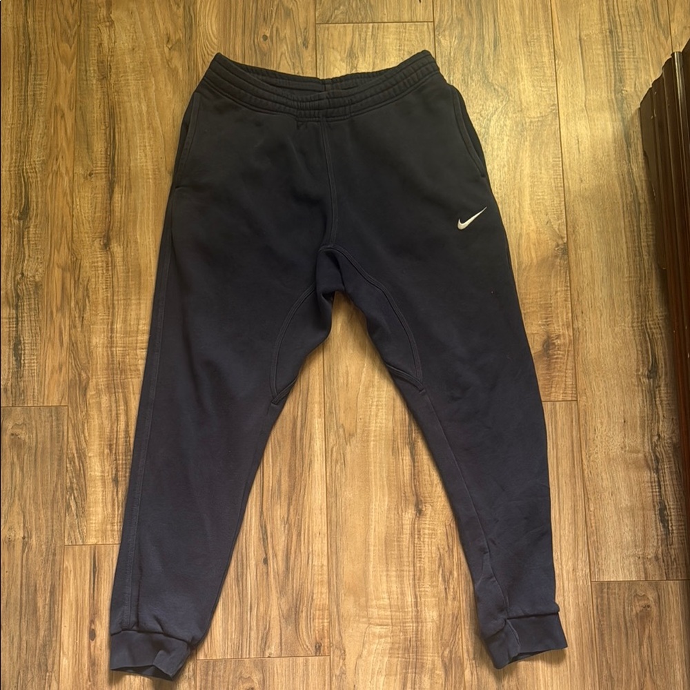 Nike Navy Blue Tapered Sweatpants